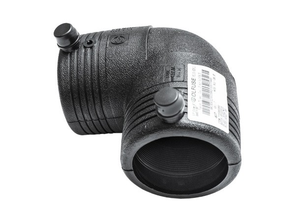 Отвод электросварной 90° PN16 SDR11 PE100 D63 Отвод электросварной 90° PN16 SDR11 PE100 D63